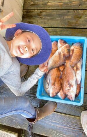 子連れ釣りで真鯛入れ食い!!佐賀の海上釣り堀『仮屋湾遊漁センター』の冒険!!