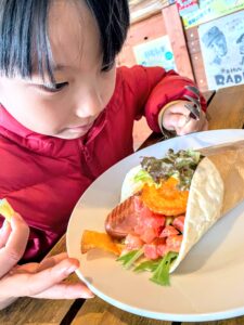 【糸島】【子連れランチ】目の前は海!!【HINODE 】糸島野菜がたっぷり食べれるタコス&タコライスのオシャレなレストランカフェ