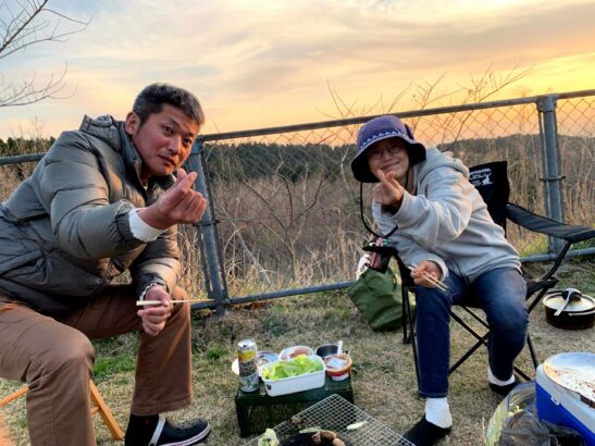 【熊本】【菊池】家族キャンプin【四季の里旭志】は見晴サイトの夕日最高！！子連れにぴったりなキャンプ場でした♪